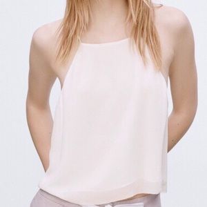 Aritzia Crop Halter Tank